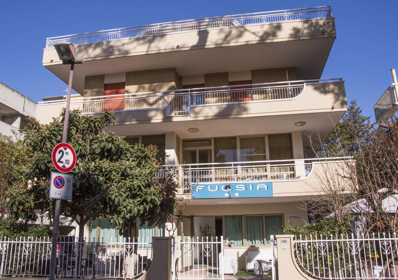 Hotel Fucsia Riccione Kültér fotó